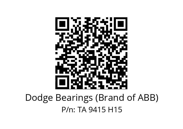 Reducer  Dodge Bearings (Brand of ABB) TA 9415 H15