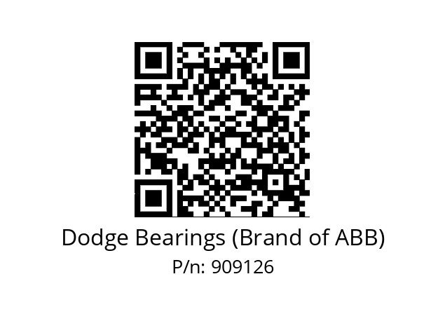   Dodge Bearings (Brand of ABB) 909126