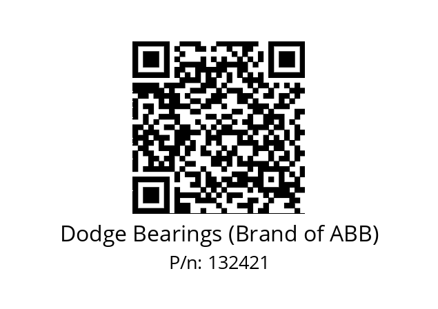   Dodge Bearings (Brand of ABB) 132421