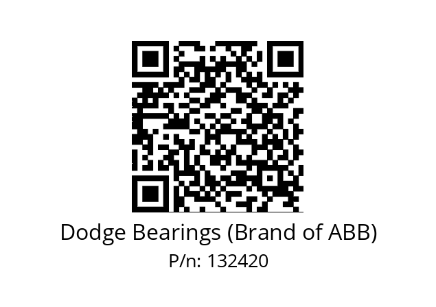   Dodge Bearings (Brand of ABB) 132420