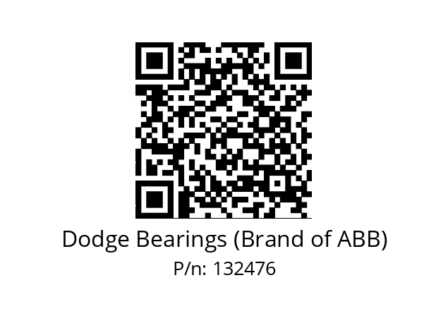   Dodge Bearings (Brand of ABB) 132476