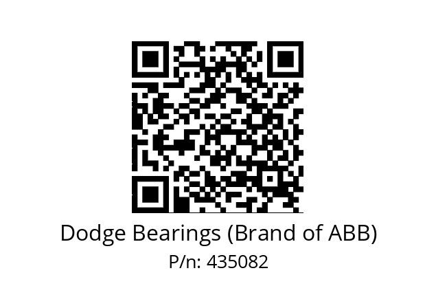   Dodge Bearings (Brand of ABB) 435082