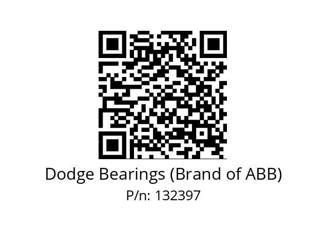   Dodge Bearings (Brand of ABB) 132397