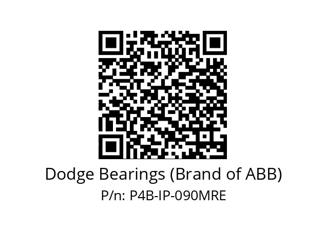   Dodge Bearings (Brand of ABB) P4B-IP-090MRE