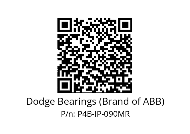   Dodge Bearings (Brand of ABB) P4B-IP-090MR