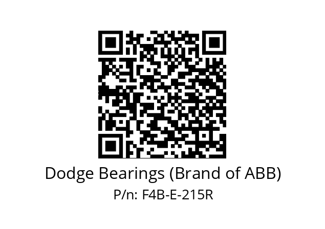   Dodge Bearings (Brand of ABB) F4B-E-215R