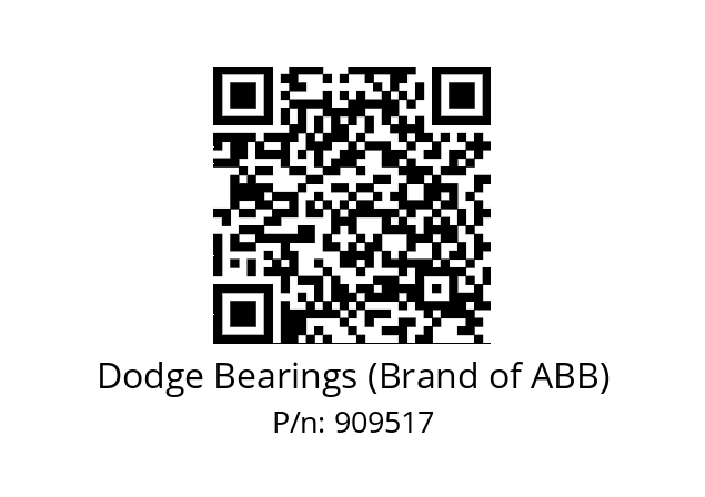   Dodge Bearings (Brand of ABB) 909517