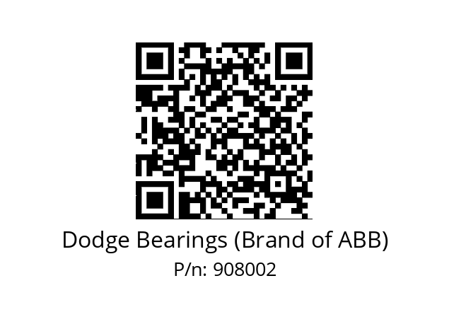   Dodge Bearings (Brand of ABB) 908002