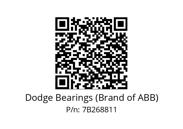   Dodge Bearings (Brand of ABB) 7B268811