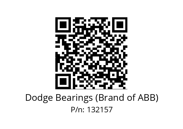   Dodge Bearings (Brand of ABB) 132157