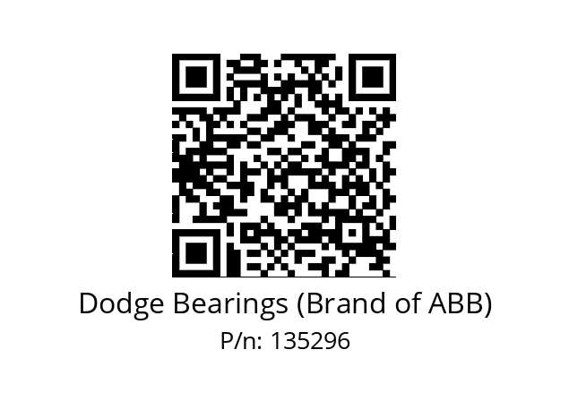   Dodge Bearings (Brand of ABB) 135296