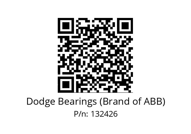   Dodge Bearings (Brand of ABB) 132426