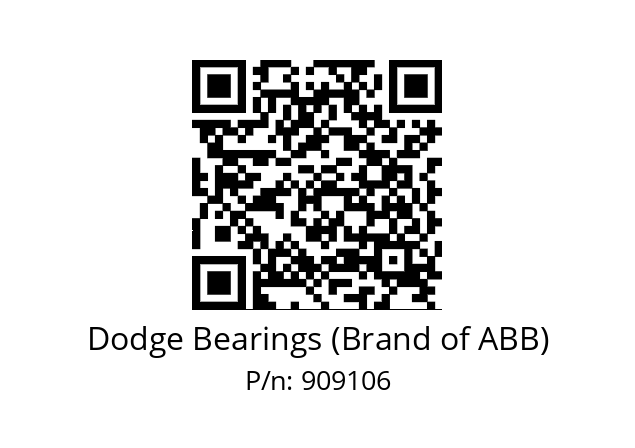   Dodge Bearings (Brand of ABB) 909106