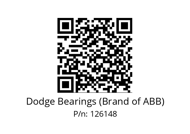   Dodge Bearings (Brand of ABB) 126148