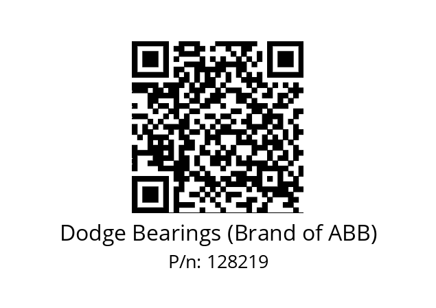   Dodge Bearings (Brand of ABB) 128219