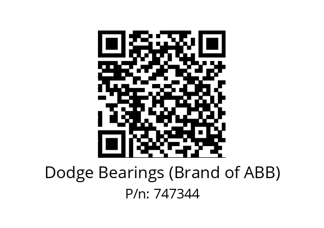   Dodge Bearings (Brand of ABB) 747344