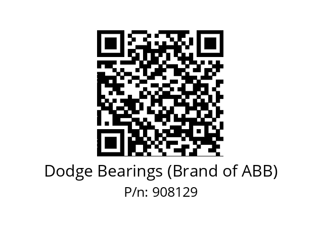   Dodge Bearings (Brand of ABB) 908129