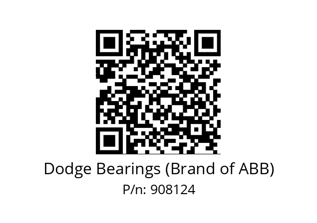   Dodge Bearings (Brand of ABB) 908124