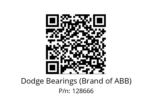   Dodge Bearings (Brand of ABB) 128666