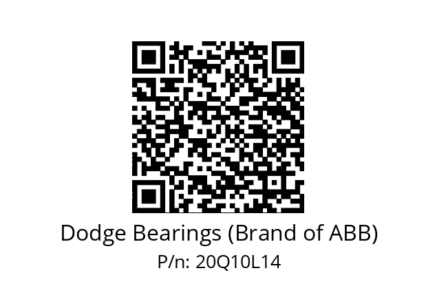   Dodge Bearings (Brand of ABB) 20Q10L14