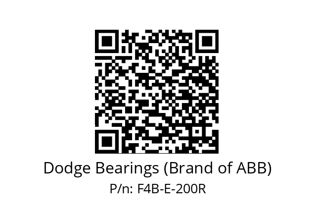   Dodge Bearings (Brand of ABB) F4B-E-200R