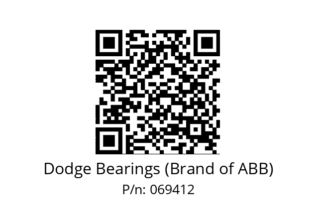   Dodge Bearings (Brand of ABB) 069412