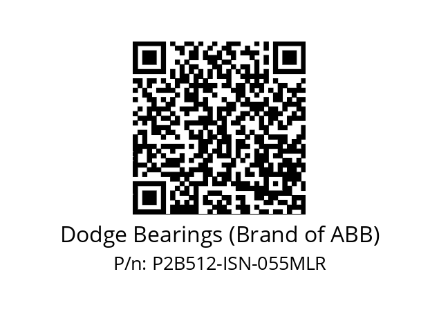   Dodge Bearings (Brand of ABB) P2B512-ISN-055MLR