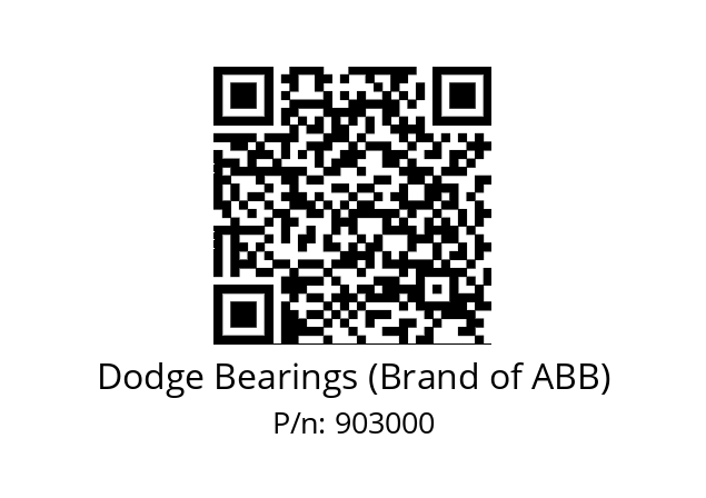   Dodge Bearings (Brand of ABB) 903000