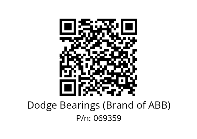   Dodge Bearings (Brand of ABB) 069359