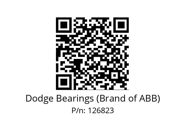   Dodge Bearings (Brand of ABB) 126823