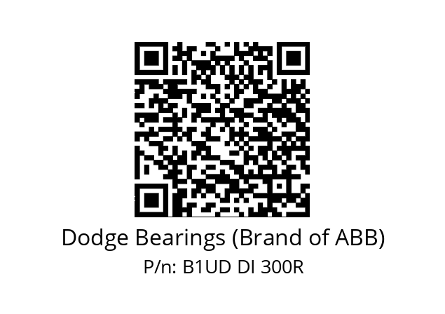   Dodge Bearings (Brand of ABB) B1UD DI 300R