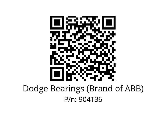   Dodge Bearings (Brand of ABB) 904136