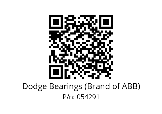   Dodge Bearings (Brand of ABB) 054291