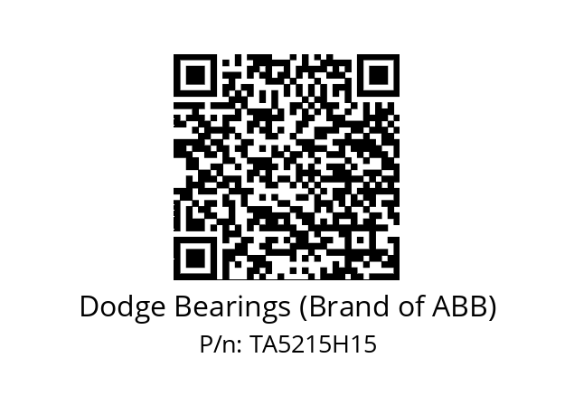   Dodge Bearings (Brand of ABB) TA5215H15