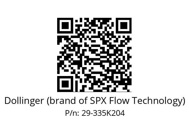   Dollinger (brand of SPX Flow Technology) 29-335K204