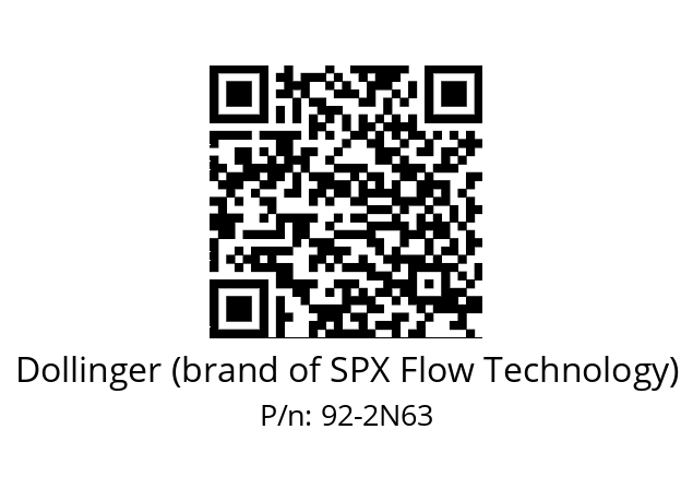   Dollinger (brand of SPX Flow Technology) 92-2N63