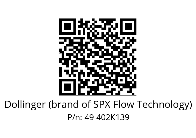   Dollinger (brand of SPX Flow Technology) 49-402К139