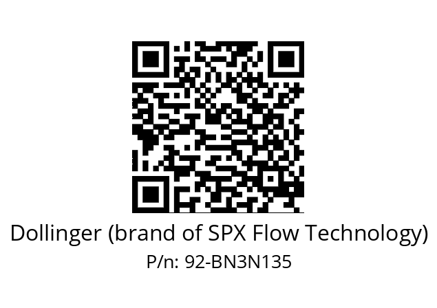   Dollinger (brand of SPX Flow Technology) 92-BN3N135