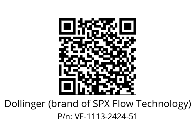   Dollinger (brand of SPX Flow Technology) VE-1113-2424-51