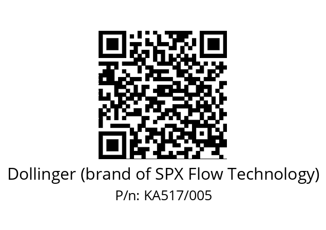   Dollinger (brand of SPX Flow Technology) KA517/005