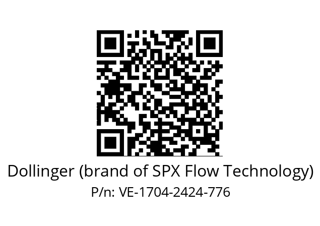   Dollinger (brand of SPX Flow Technology) VE-1704-2424-776