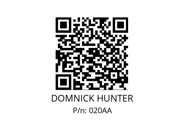   DOMNICK HUNTER 020AA