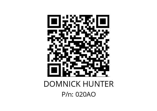   DOMNICK HUNTER 020AO