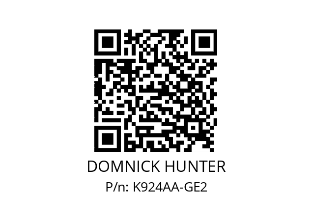   DOMNICK HUNTER K924AA-GE2