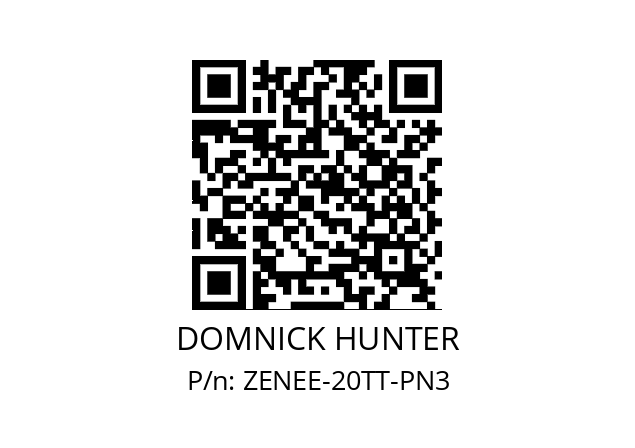   DOMNICK HUNTER ZENEE-20TT-PN3