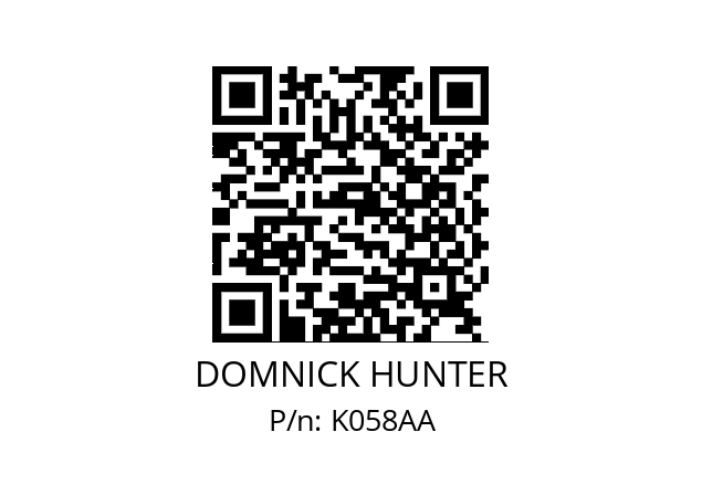   DOMNICK HUNTER K058AA