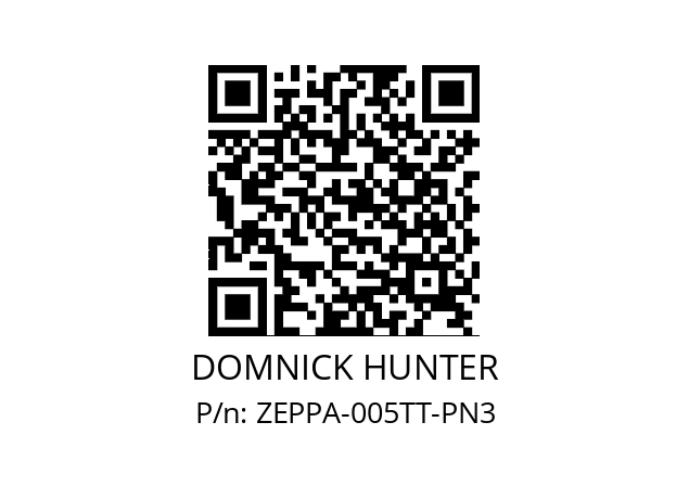   DOMNICK HUNTER ZEPPA-005TT-PN3