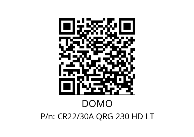   DOMO CR22/30A QRG 230 HD LT