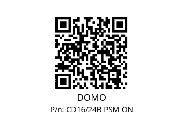   DOMO CD16/24B PSM ON