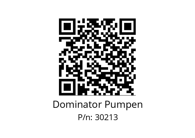   Dominator Pumpen 30213